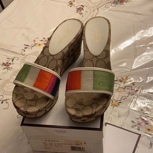 Coach Wedge Sandals